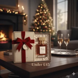 A beautifully boxed amber fragrance priced under £45, perfect for birthday or Christmas gifting in the UK.