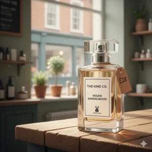 A cruelty-free and vegan-friendly sandalwood fragrance available at UK retailers for under £55.