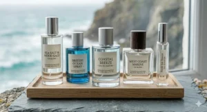 A collection of top-rated fresh aquatic perfumes for women, curated for the UK climate and preferences.