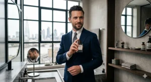 A curated luxury cologne gift set designed for the modern professional man in his 30s.