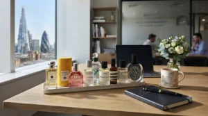 Affordable high-street perfume bottles offering great value options for everyday office wear in the UK.