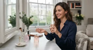 A curated collection of luxury Chanel perfume for women bottles, highlighting the iconic Coco Mademoiselle and Chanel No. 5 fragrances.