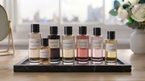 Selection of exclusive scents from Dior’s La Collection Privée range.