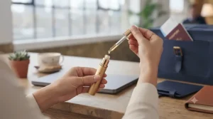 An eco-friendly, refillable travel size perfume atomiser designed for sustainable everyday use.