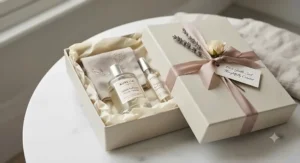 A thoughtfully wrapped gift set of fragrance for sensitive skin.
