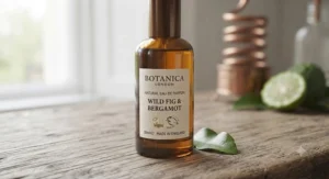 A set of miniature vials of natural perfume for women, representing different seasonal scents.