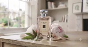Peony & Blush Suede cologne, known for its floral and luxurious fragrance profile.