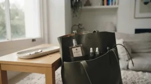A neat gift box containing a miniature discovery set of gentle, skin-friendly daily perfumes.