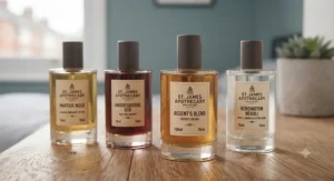 A curated lineup of top-rated, budget-friendly fragrances showcasing various scent profiles for men.