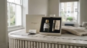 An elegant perfume bottle highlighting exceptional value for money in a luxury fragrance under £100 collection.