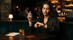 Highlighting impressive scent longevity with a long-lasting cocktail party fragrance designed for late-night celebrations.
